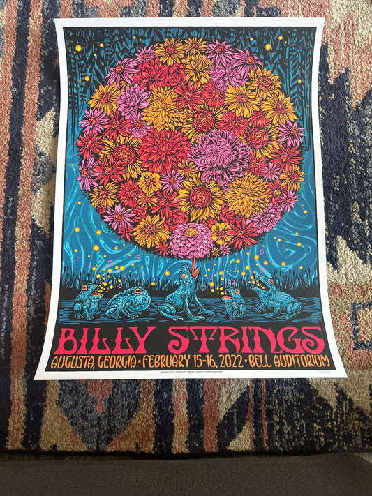 Billy Strings Todd Slater Augusta Poster